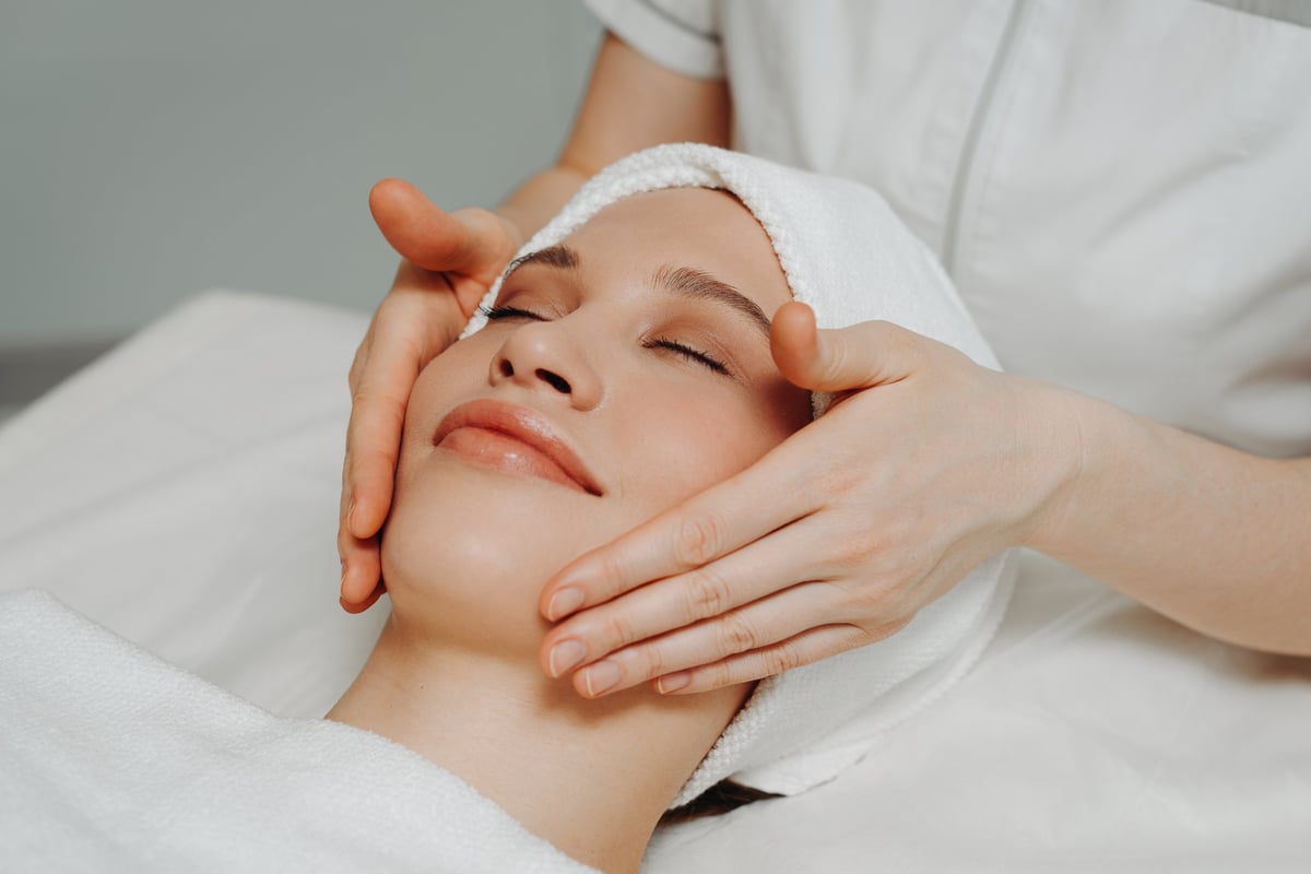 Luxury facial treatment